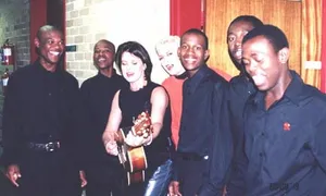 Debbi and Jenni with Mthembu Choir from Brakpan